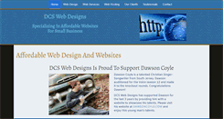 Desktop Screenshot of dcswebdesigns.com